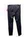 Alice + Olivia Size S Black Leather Coated Mid Rise Zip Front Slim Pants Black / S