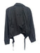 Citizens of Humanity Size XS Black Cotton Long Sleeve Button Up Tie Detail Top Black / XS
