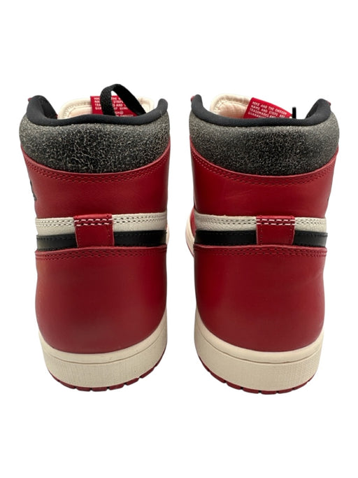 Jordan Shoe Size 11.5 New Red & White Leather Distressed Sneaker Men's Shoes Red & White / 11.5