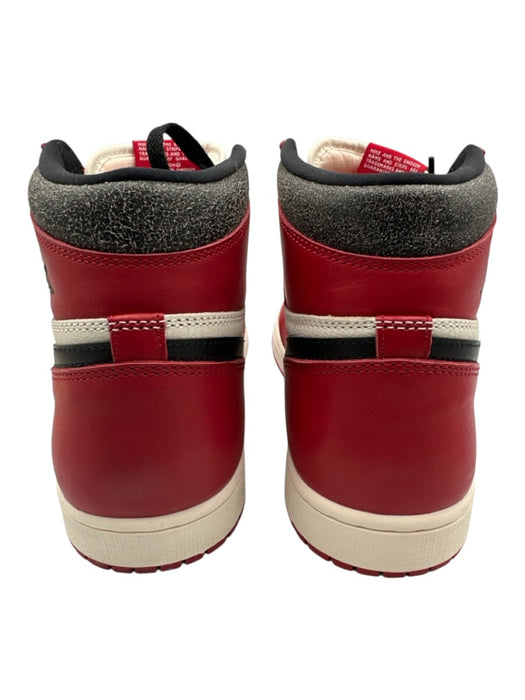 Jordan Shoe Size 11.5 New Red & White Leather Distressed Sneaker Men's Shoes Red & White / 11.5