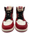 Jordan Shoe Size 11.5 New Red & White Leather Distressed Sneaker Men's Shoes Red & White / 11.5