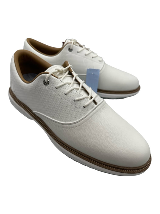 Sun Day Red Shoe Size 11.5 NWT White Leather Solid Golf Men's Shoes White / 11.5
