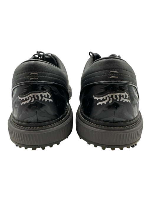 Sun Day Red Shoe Size 11.5 Black Leather Solid Golf Men's Shoes Black / 11.5