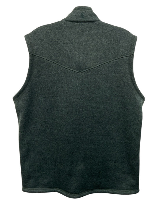 Holderness & Bourne Size L Green Polyester Solid Sleeveless Men's Vest Green / L