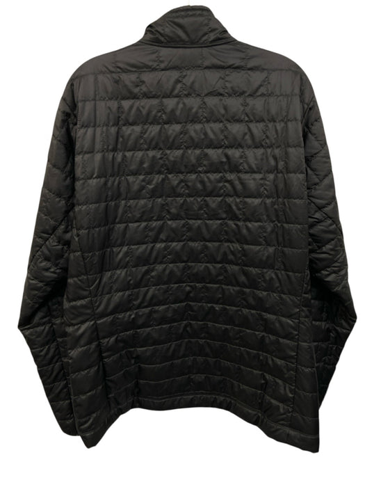 Patagonia Size L Black Polyester Solid Zipper Men's Jacket Black / L