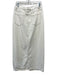 Blank NYC Size 29 Cream White Cotton Denim Contrast Stitch Maxi Skirt Cream White / 29