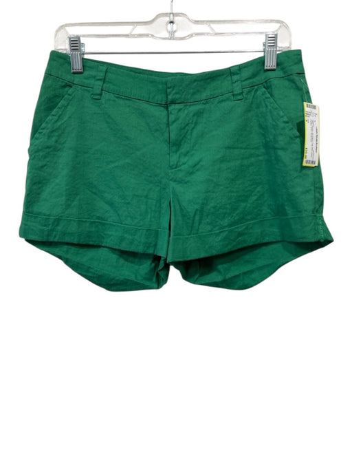 Joie Size 4 Green No Fabric Tag Belt Loops Cuffed short Shorts Green / 4