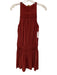 Ramy Brook Size S Brick Red Polyester Sleeveless Keyhole Front Dress Brick Red / S