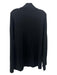 Frame Size Large Black Cashmere Long Sleeve Turtle Neck Ribbed Knit Sweater Black / Large