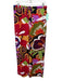 Natori Size S Purple, Orange, Green Polyester Drawstring Waist Abstract Pant Set Purple, Orange, Green / S