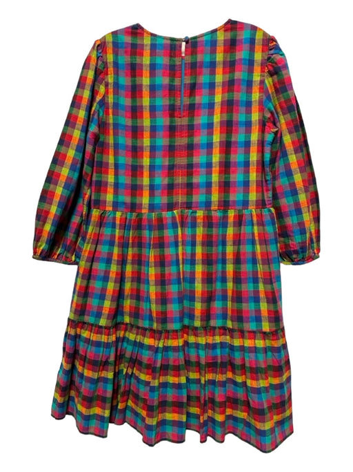 Rujuta Sheth Size M Multi Cotton Long Sleeve Checkered Maxi Dress Multi / M