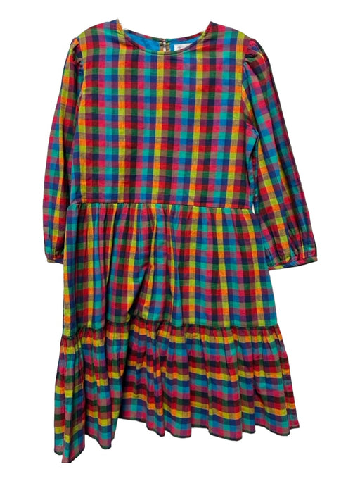 Rujuta Sheth Size M Multi Cotton Long Sleeve Checkered Maxi Dress Multi / M