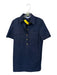 Veronica Beard Size 4 Dark Wash Cotton Short Sleeve Button Down Collar Dress Dark Wash / 4