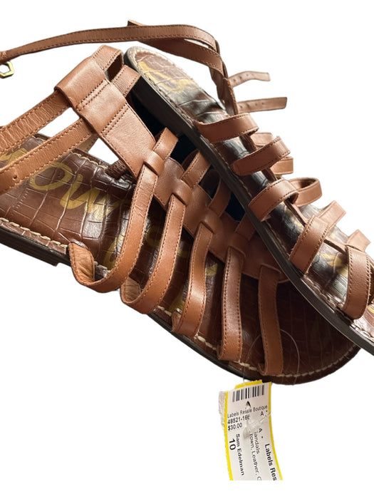 Sam Edelman Shoe Size 10 Brown Leather Gladiator Sandals Brown / 10