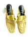Zara Shoe Size 41 Yellow Vegan Leather Square Toe Open Back Mules Yellow / 41
