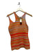 Jonathan Simkhai Size S Orange & Purple Cotton Striped Knit Top Orange & Purple / S