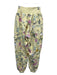 Cinq a Sept Size XS Light Yellow, Blue & Pink Cotton Ribbed Waist Floral Pants Light Yellow, Blue & Pink / XS