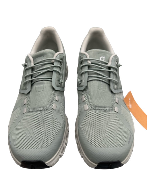 On Cloud Shoe Size 7.5 Light Blue & White Synthetic Solid Low Top Men's Shoes Light Blue & White / 7.5