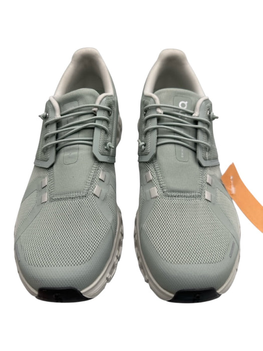On Cloud Shoe Size 7.5 Light Blue & White Synthetic Solid Low Top Men's Shoes Light Blue & White / 7.5