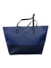 Kate Spade Navy Blue Saffiano Leather Colorblock Zip Top Tote Bag Navy Blue / L