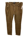 Paige Size 34 Brown Rayon Solid Men's Pants Brown / 34