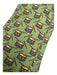 Hermes Green & Orange Print Silk Drums Men's Ties