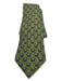 Hermes Green & Orange Print Silk Drums Men's Ties