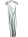 BHLDN Size Small White Polyester One Shoulder Side Zip Side Slit Gown White / Small