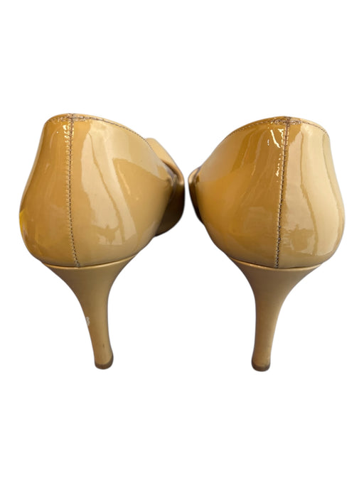 LK Bennett Shoe Size 36.5 Tan Leather Slip On Stiletto Closed Pointed Toe Shoes Tan / 36.5
