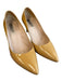 LK Bennett Shoe Size 36.5 Tan Leather Slip On Stiletto Closed Pointed Toe Shoes Tan / 36.5