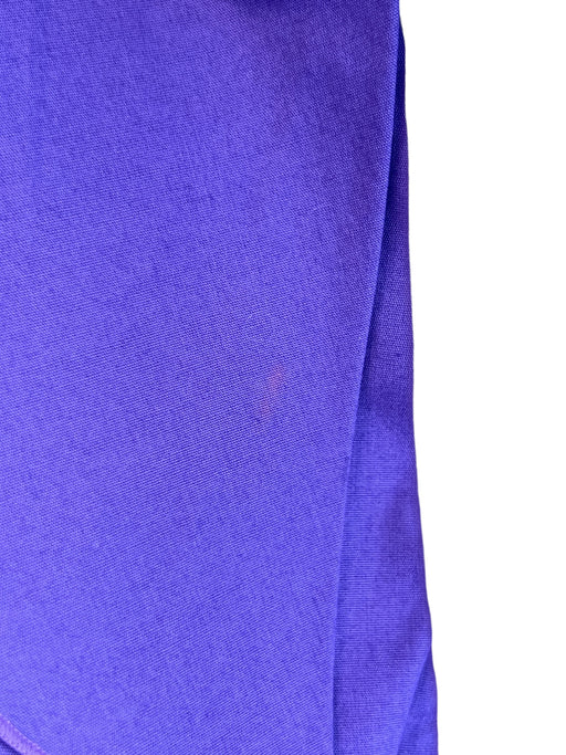 Red Valentino Size 4 Purple Acetate Blend Button Down Ruffle Detail Skirt Purple / 4