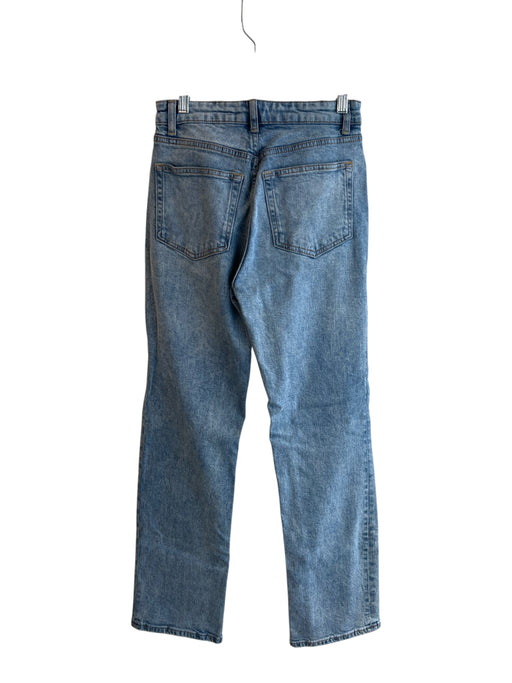 Reformation Size 26 Medium Wash Cotton Button Fly High Rise Straight Leg Jeans Medium Wash / 26