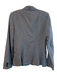 Max Mara Size 8 Black Wool Shoulder Pads Collar 3 Button 2 pocket Jacket Black / 8