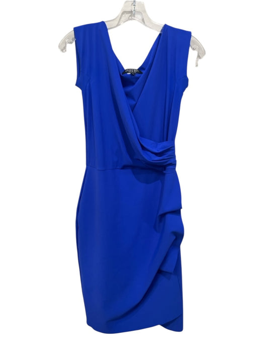 La Petite Robe Chiara Boni Size 42 Blue Polyamide & Elastane Rouched Dress Blue / 42
