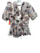 Ulla Johnson Size 2 White, Blue, Multi Nylon & Silk Ruffled Floral Print Top White, Blue, Multi / 2