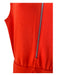 Spanx Size L Orange & White Modal & Polyester Sleeveless Zip Up Jumpsuit Orange & White / L