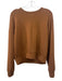 Spanx Size M Brown Modal Blend Long Sleeve Crewneck Top Brown / M