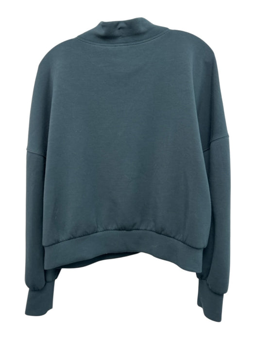 Spanx Size M Dark Green Modal & Polyester Long Sleeve High Neck Jacket Dark Green / M