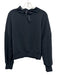 Spanx Size L Black Modal & Polyester Long Sleeve High Neck Drawstring Jacket Black / L