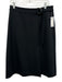 Spanx Size M Black Wrap Buckle Midi Skirt Black / M