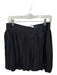 Robert Rodriguez Size 6 Black Polyester Blend Pleated Bubble Hem Mini Skirt Black / 6