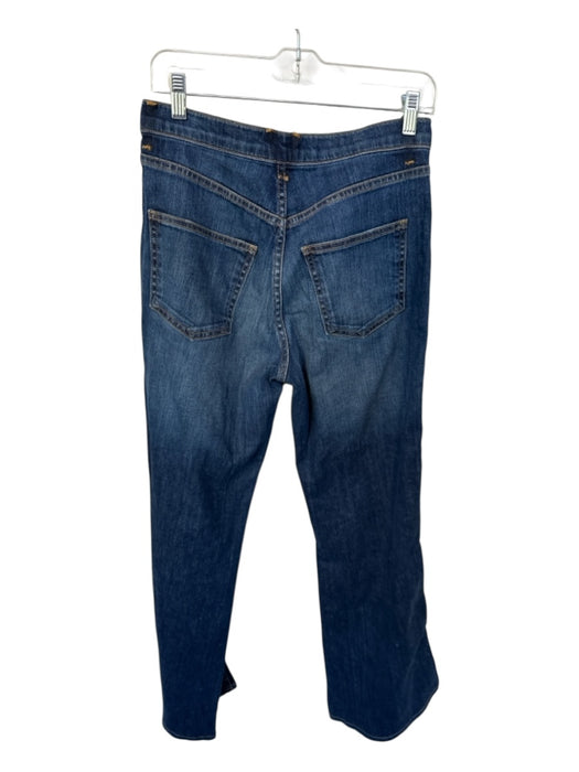 Veronica Beard Size 27 Dark Wash Cotton Blend High Rise Wide Leg Jeans Dark Wash / 27