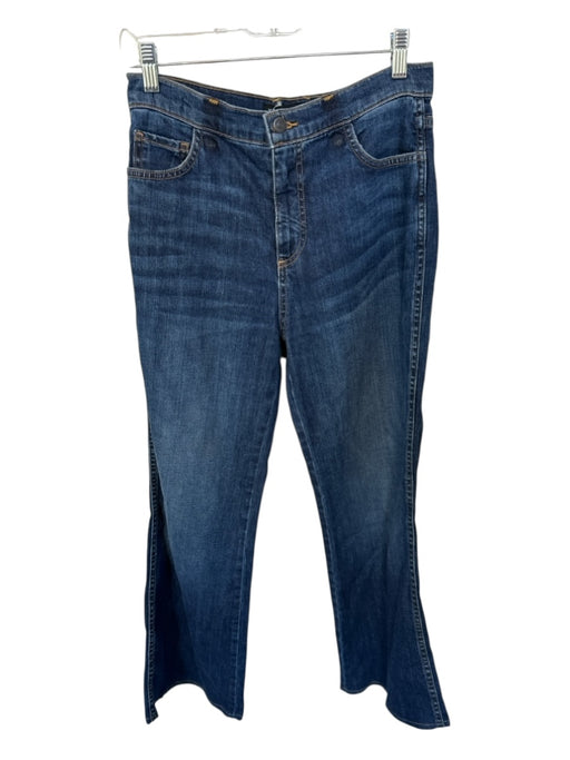 Veronica Beard Size 27 Dark Wash Cotton Blend High Rise Wide Leg Jeans Dark Wash / 27