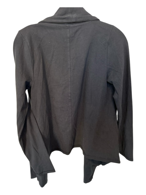 Pact Size S Black Organic Cotton Blend Long Sleeve Open Front Sweater Black / S