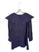 Damson Madder Size 10 Purple Cotton Large Collar Stitch Detail Long Sleeve Dress Purple / 10