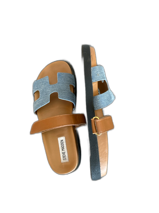 Steve Madden Shoe Size 7 Camel Denim Cut Outs Sandals Camel / 7