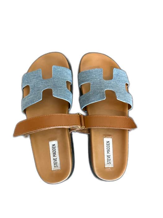 Steve Madden Shoe Size 7 Camel Denim Cut Outs Sandals Camel / 7