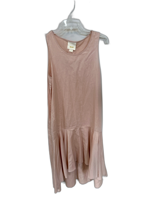 Maeve Size S Peach Cotton Sleeveless hi lo Maxi Dress Peach / S