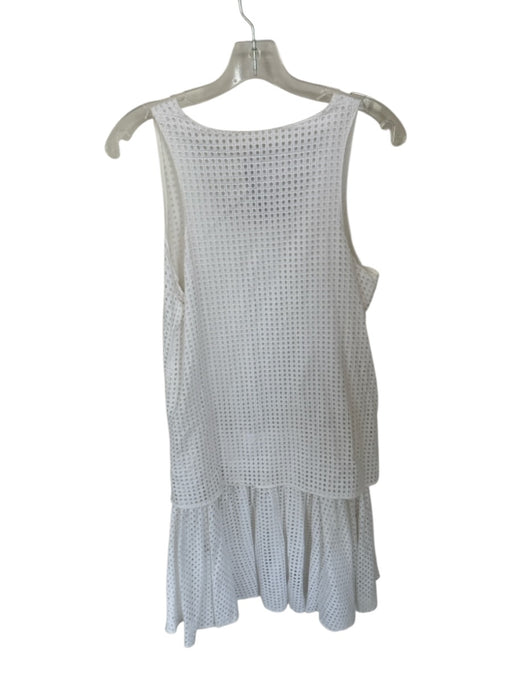 Rag & Bone Size S White Cotton Eyelet Layered Perforated Dress White / S
