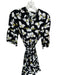 Diane Von Furstenberg Size S black & white & yellow Cotton Button Collared Dress black & white & yellow / S